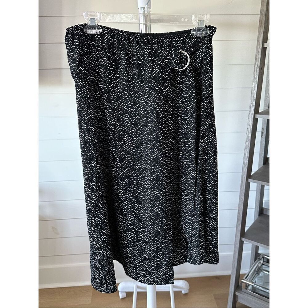 Laundry by Shelli Segal Asymmetrical Midi Skirt Small NWOT